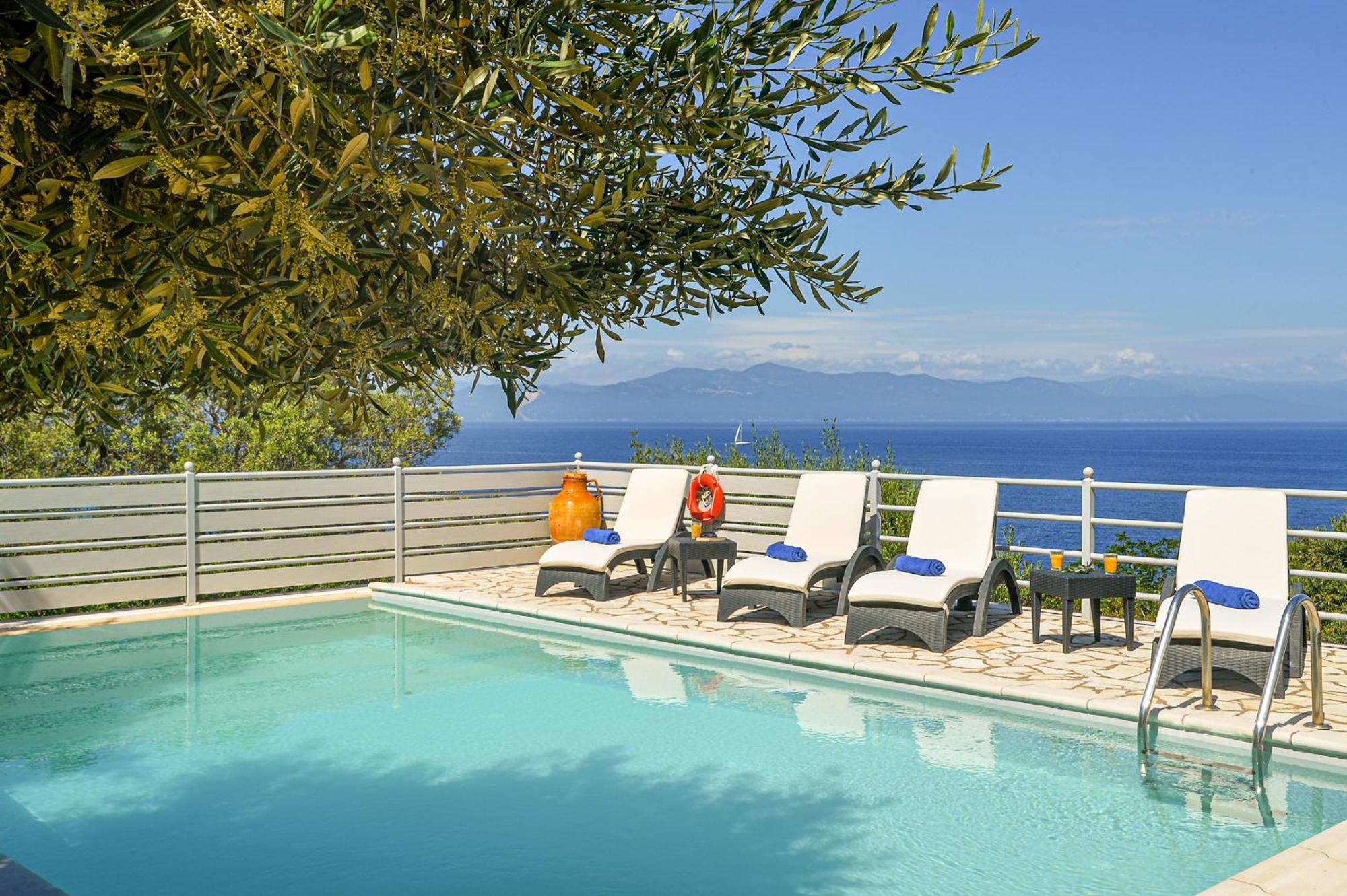 Lioniskari Seaviews - Paxoi'S Private Pool Oasis Villa Porto Ozias Eksteriør bilde