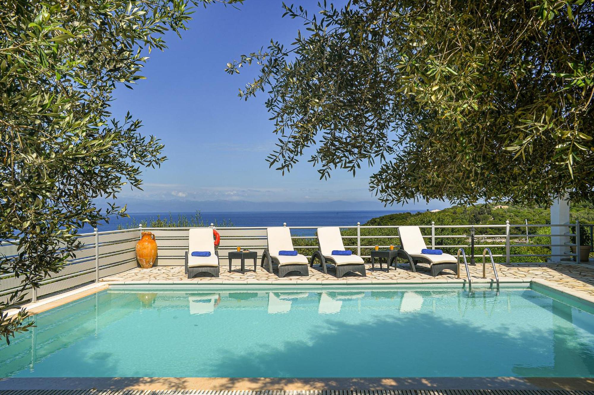 Lioniskari Seaviews - Paxoi'S Private Pool Oasis Villa Porto Ozias Eksteriør bilde